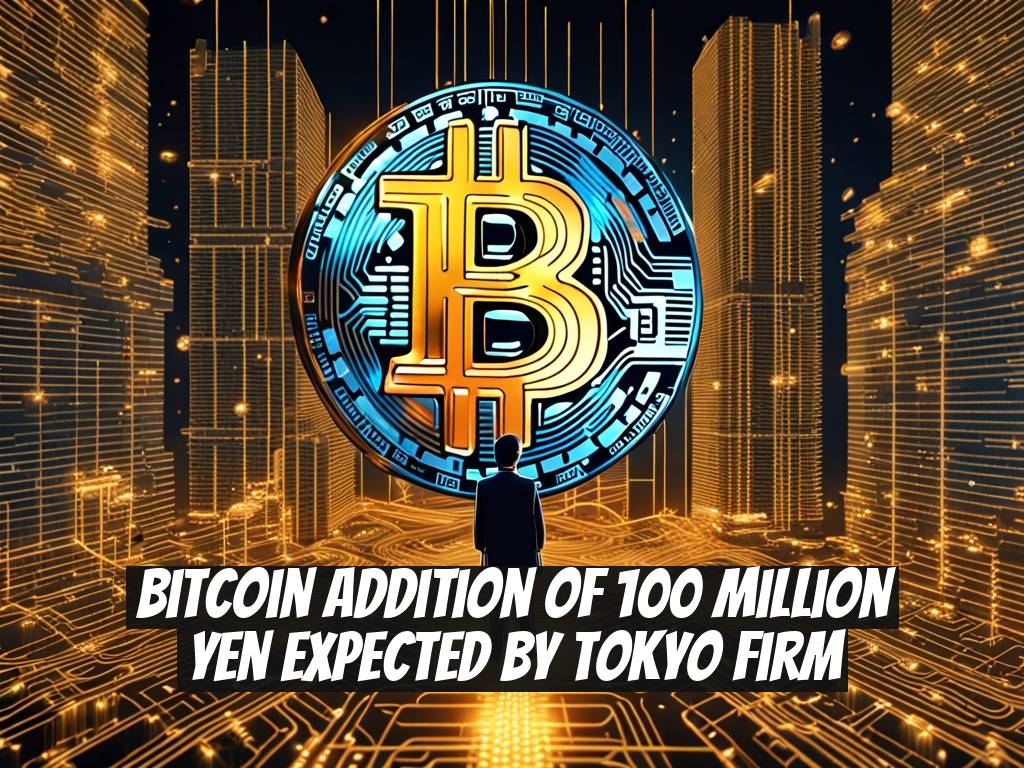 Bitcoin Addition of 100 Million Yen Expected by Tokyo Firm