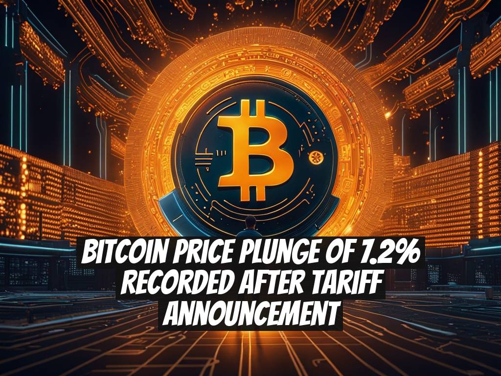 Bitcoin Price Plunge of 7.2% Recorded After Tariff Announcement