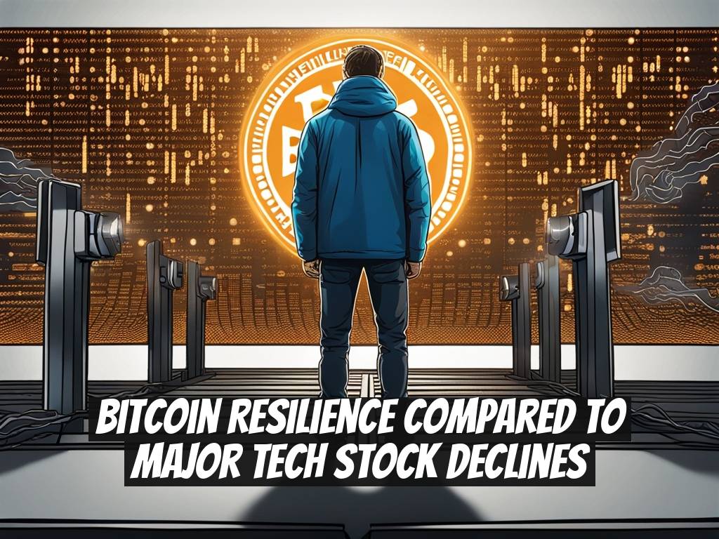 Bitcoin Resilience Compared to Major Tech Stock Declines
