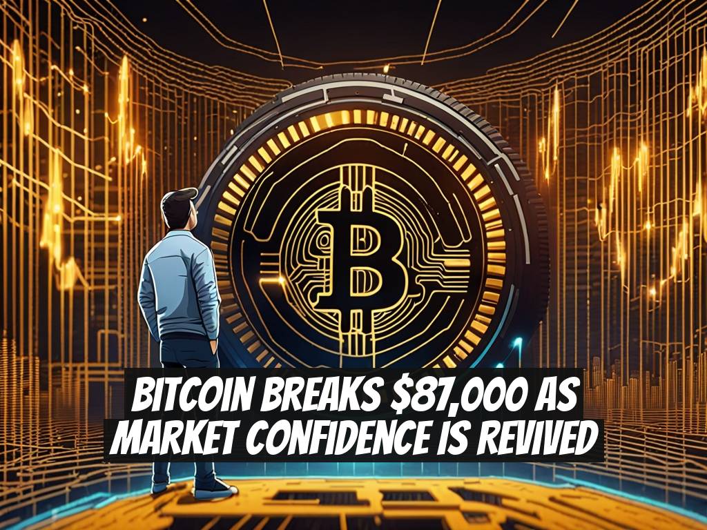 Bitcoin Breaks $87,000 as Market Confidence is Revived