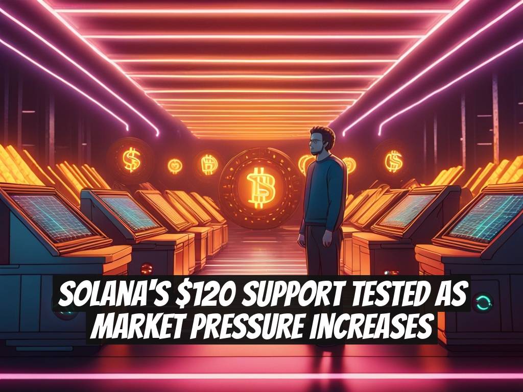 Solana's $120 Support Tested as Market Pressure Increases