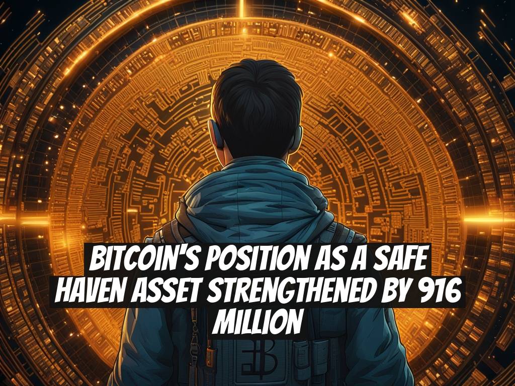 Bitcoin's Position as a Safe Haven Asset Strengthened by 916 Million