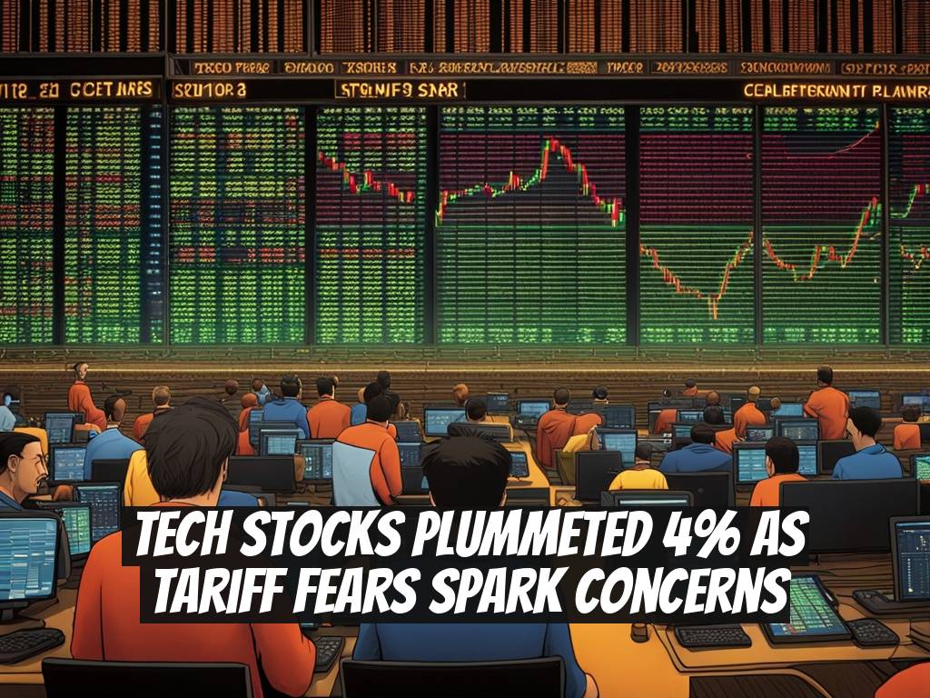 Tech Stocks Plummeted 4% as Tariff Fears Spark Concerns