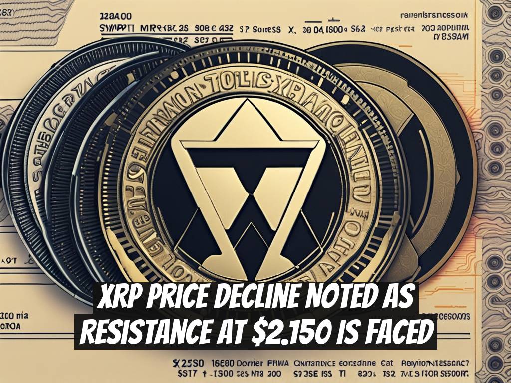 XRP Price Decline Noted as Resistance at $2.150 is Faced