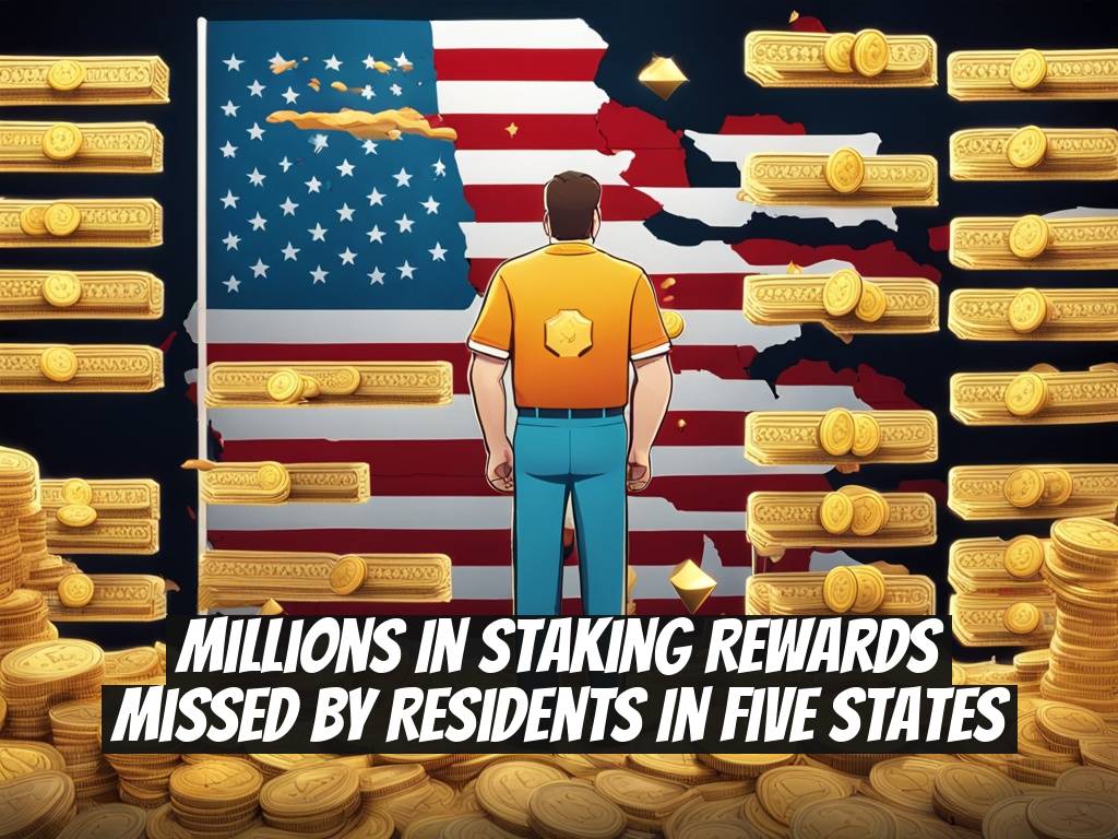 Millions in Staking Rewards Missed by Residents in Five States