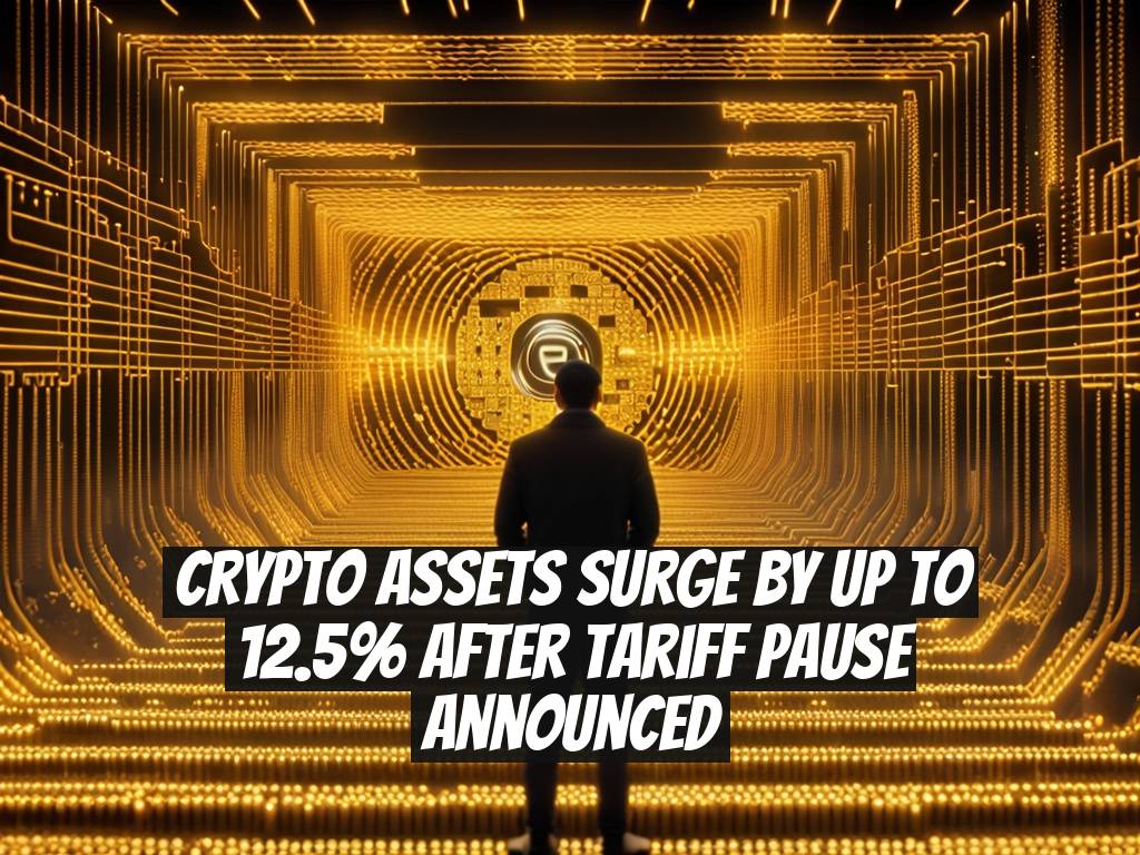 Crypto Assets Surge by Up to 12.5% After Tariff Pause Announced
