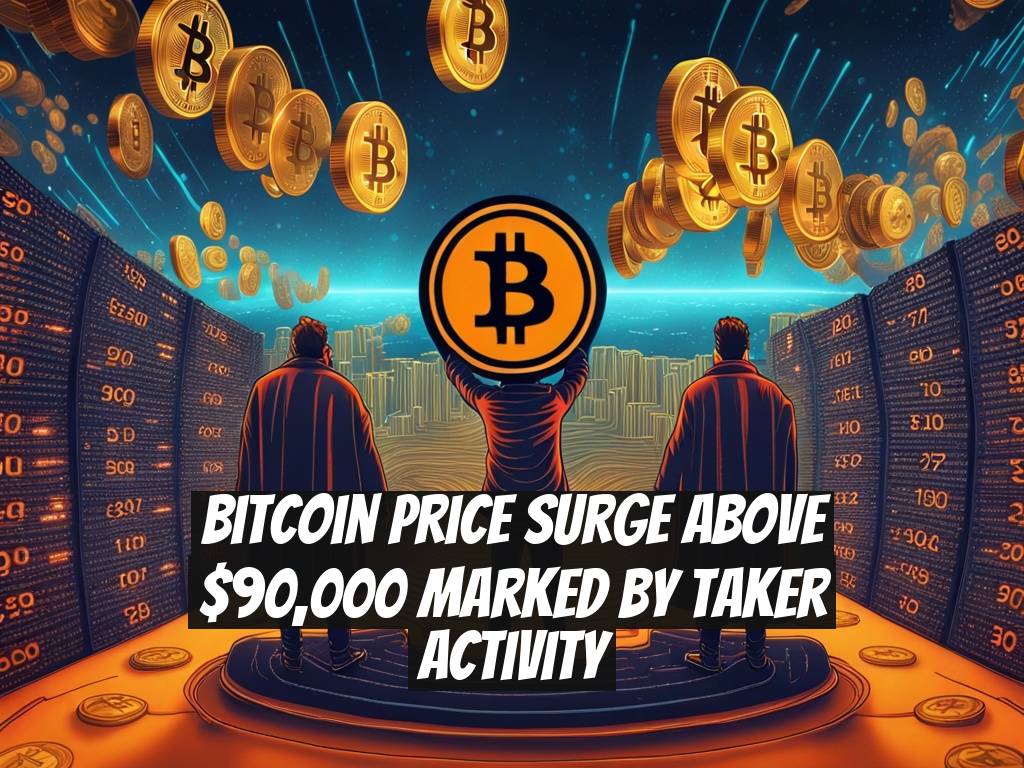 Bitcoin Price Surge Above $90,000 Marked by Taker Activity