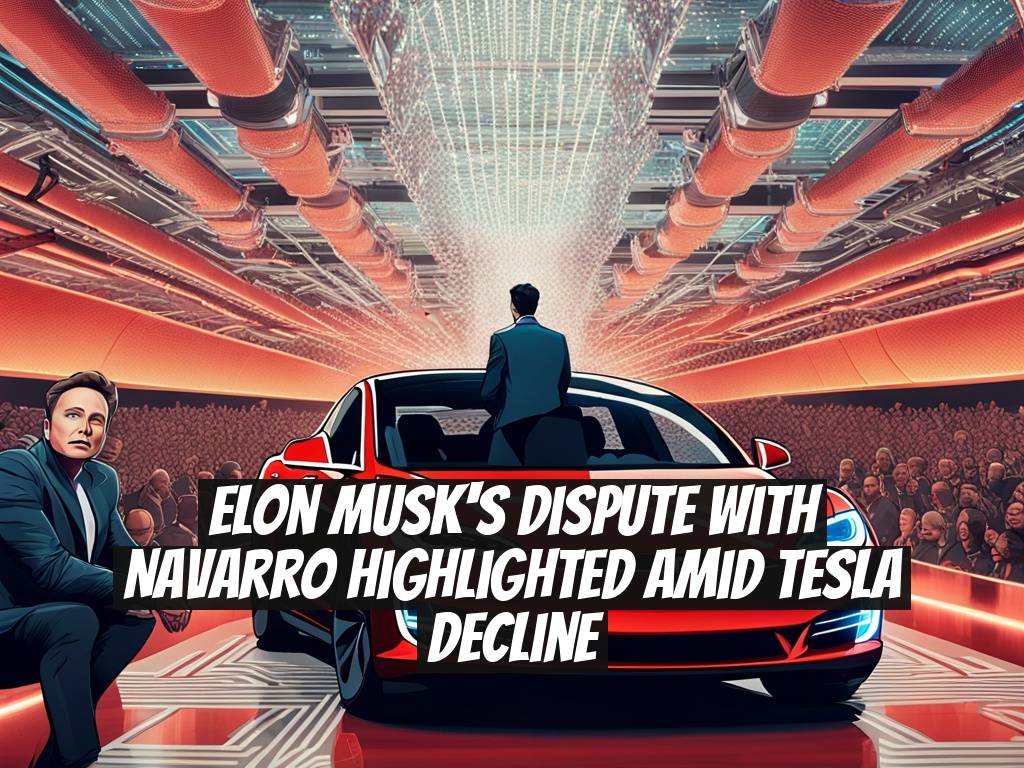 Elon Musk's Dispute with Navarro Highlighted Amid Tesla Decline
