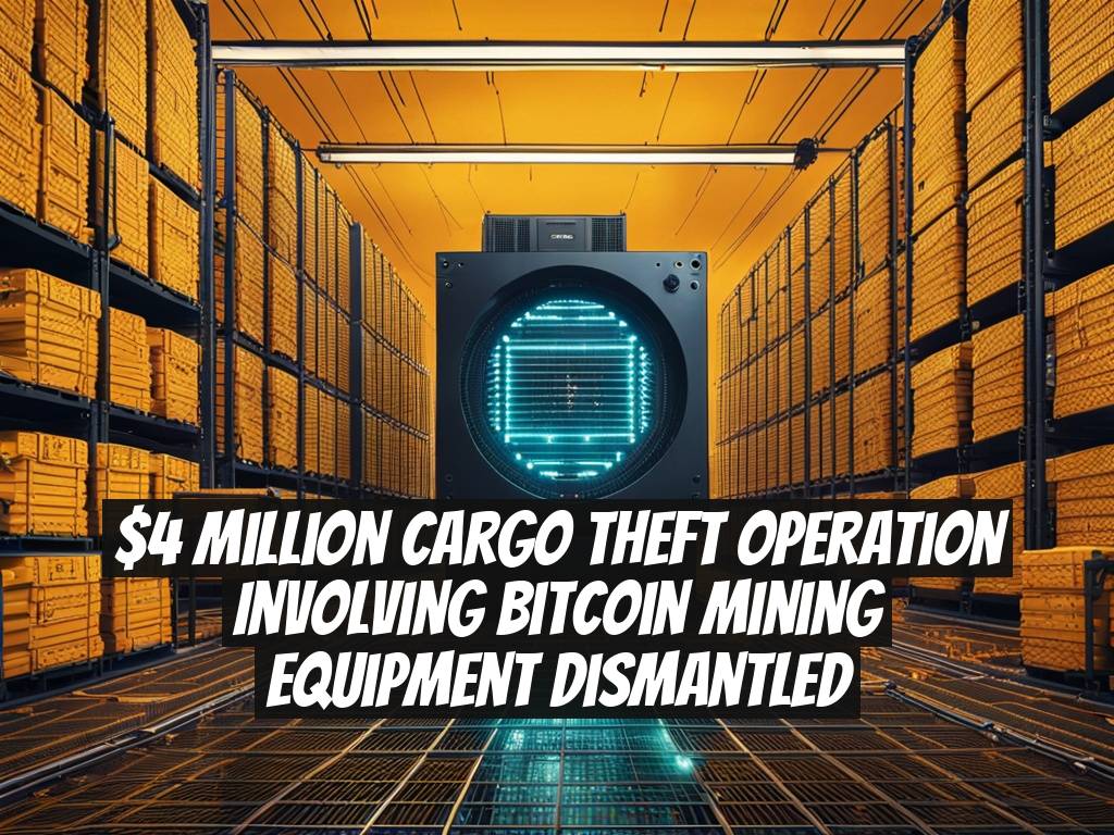 $4 Million Cargo Theft Operation Involving Bitcoin Mining Equipment Dismantled
