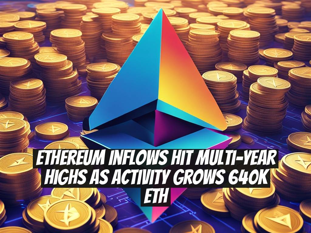 Ethereum Inflows Hit Multi-Year Highs as Activity Grows 640K ETH