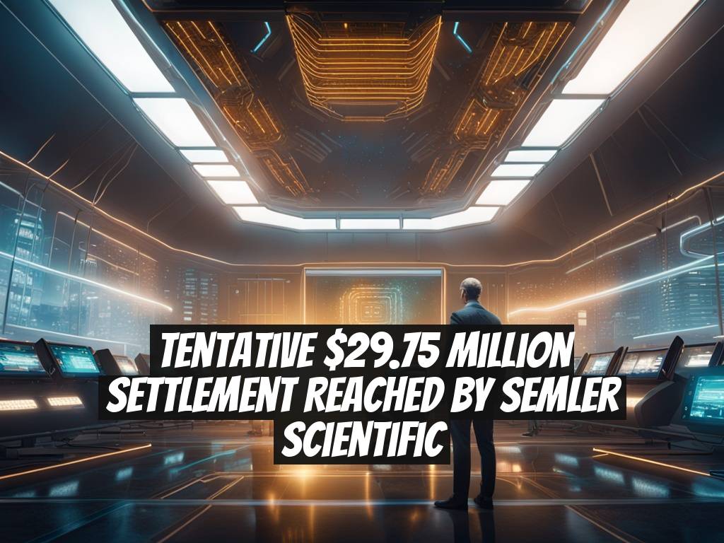 Tentative $29.75 Million Settlement Reached by Semler Scientific