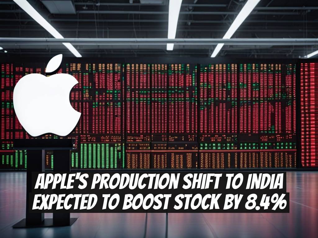 Apple's Production Shift to India Expected to Boost Stock by 8.4%