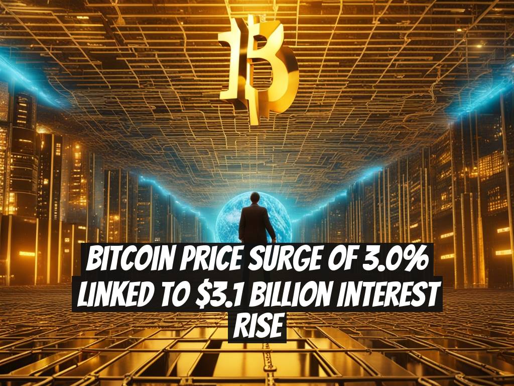 Bitcoin Price Surge of 3.0% Linked to $3.1 Billion Interest Rise