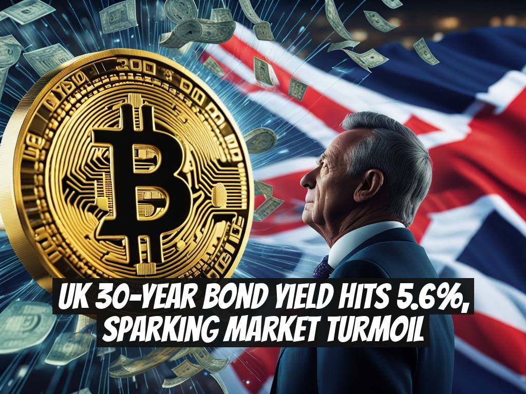 UK 30-Year Bond Yield Hits 5.6%, Sparking Market Turmoil