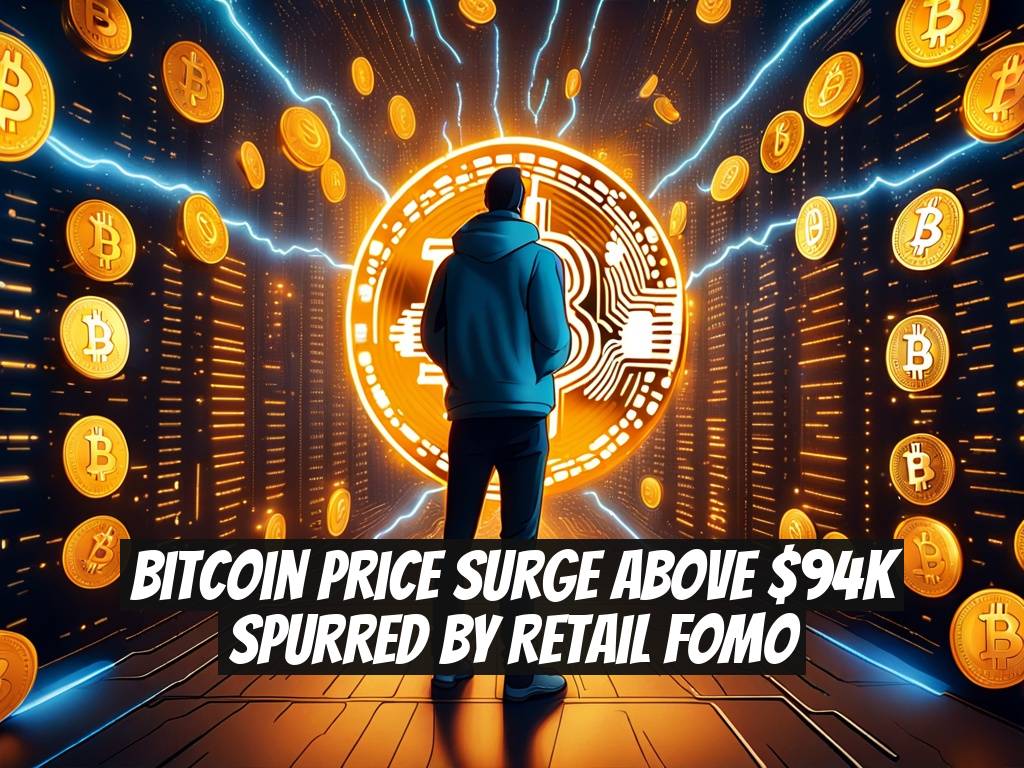 Bitcoin Price Surge Above $94K Spurred by Retail FOMO