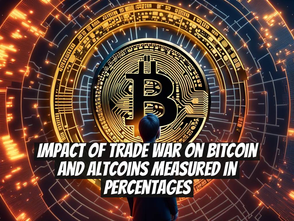 Impact of Trade War on Bitcoin and Altcoins Measured in Percentages