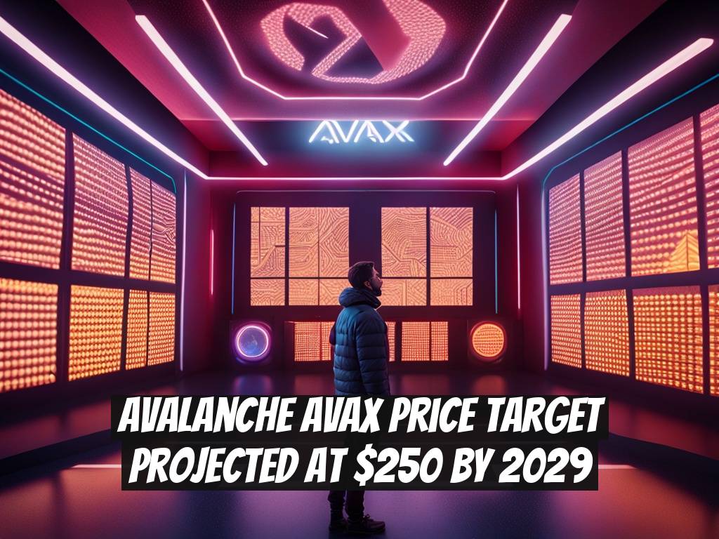 Avalanche AVAX Price Target Projected at $250 by 2029