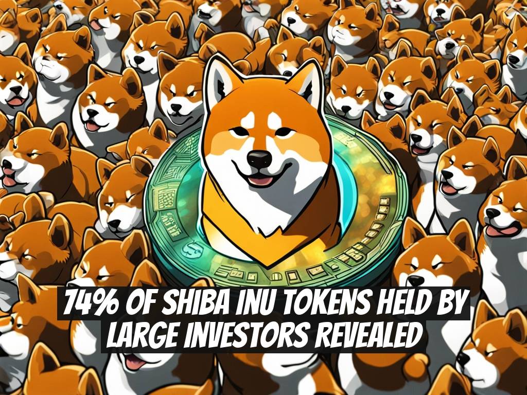 74% of Shiba Inu Tokens Held by Large Investors Revealed