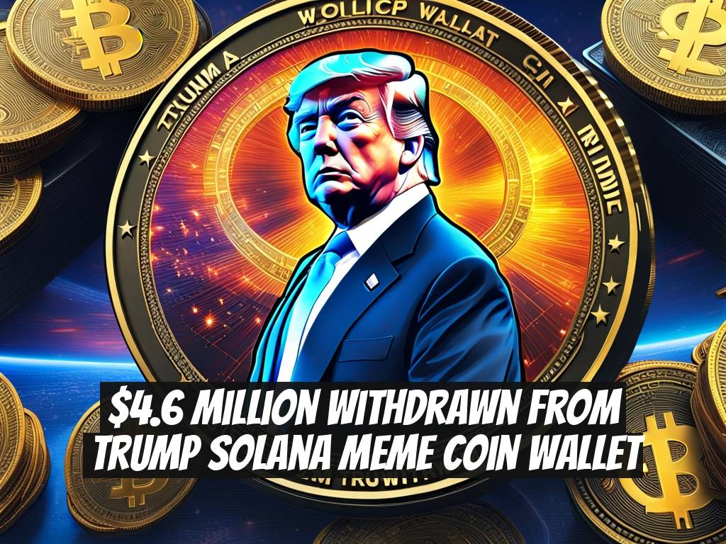 $4.6 Million Withdrawn from Trump Solana Meme Coin Wallet