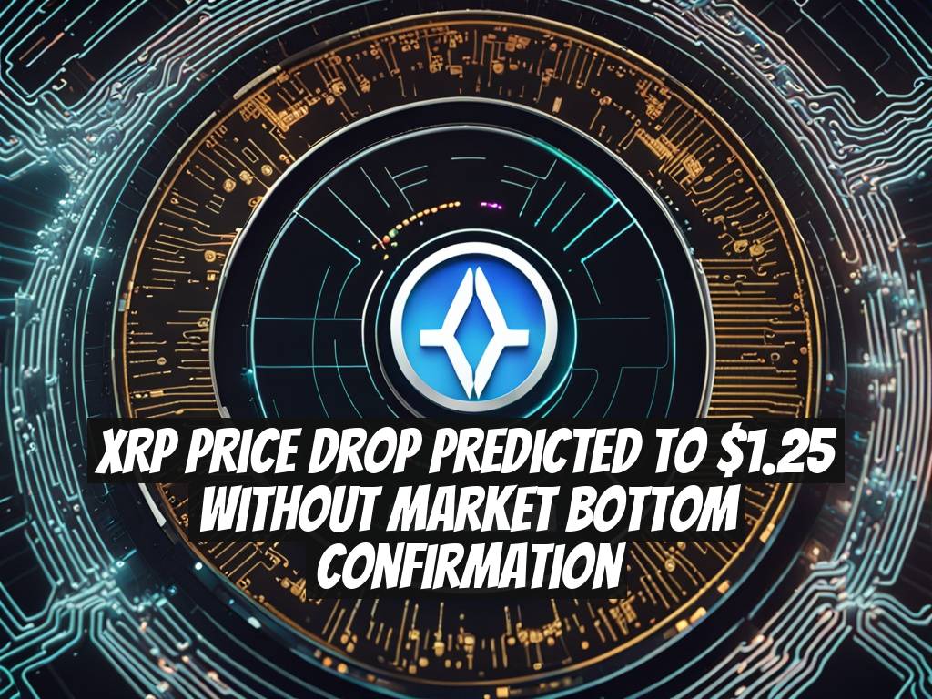 XRP Price Drop Predicted to $1.25 Without Market Bottom Confirmation