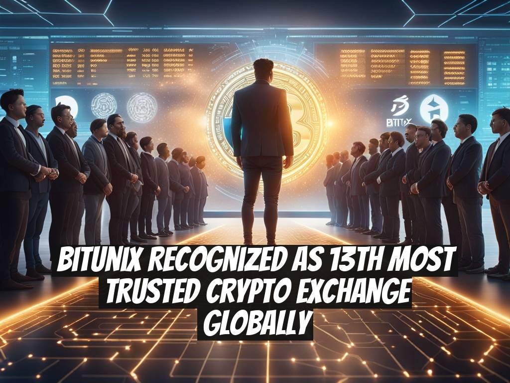 Bitunix Recognized as 13th Most Trusted Crypto Exchange Globally