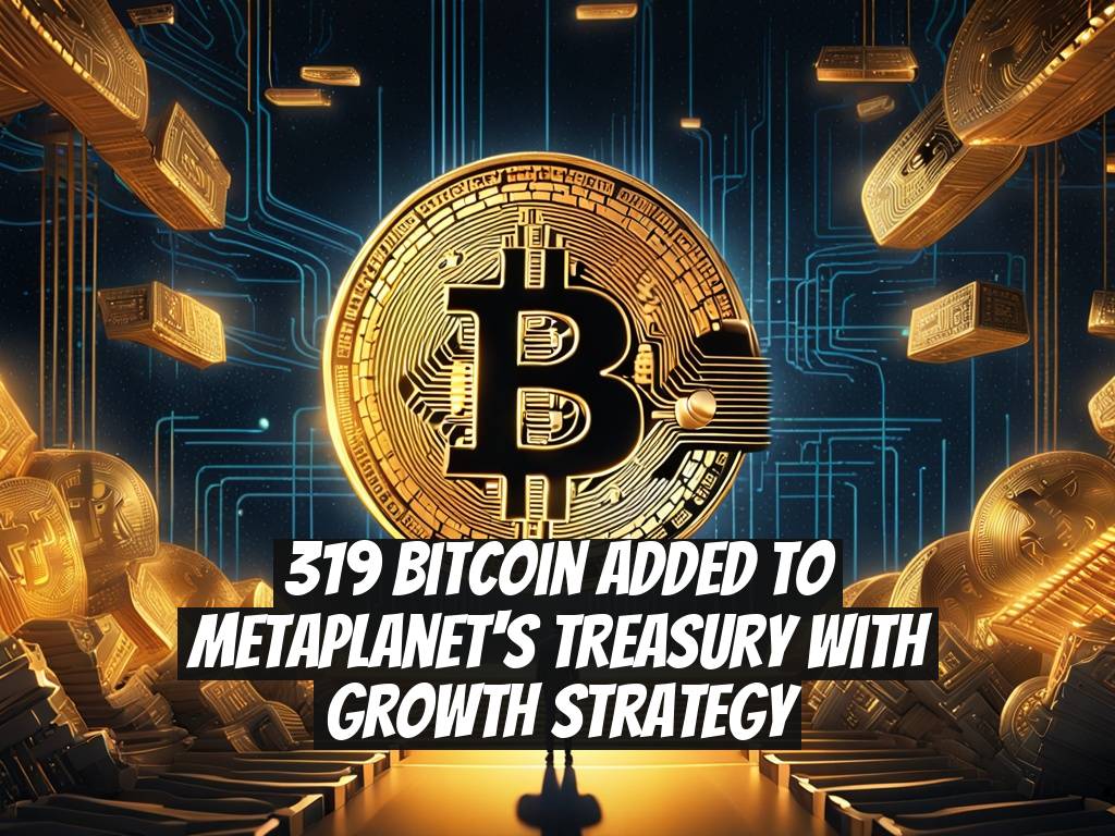 319 Bitcoin Added to Metaplanet's Treasury with Growth Strategy