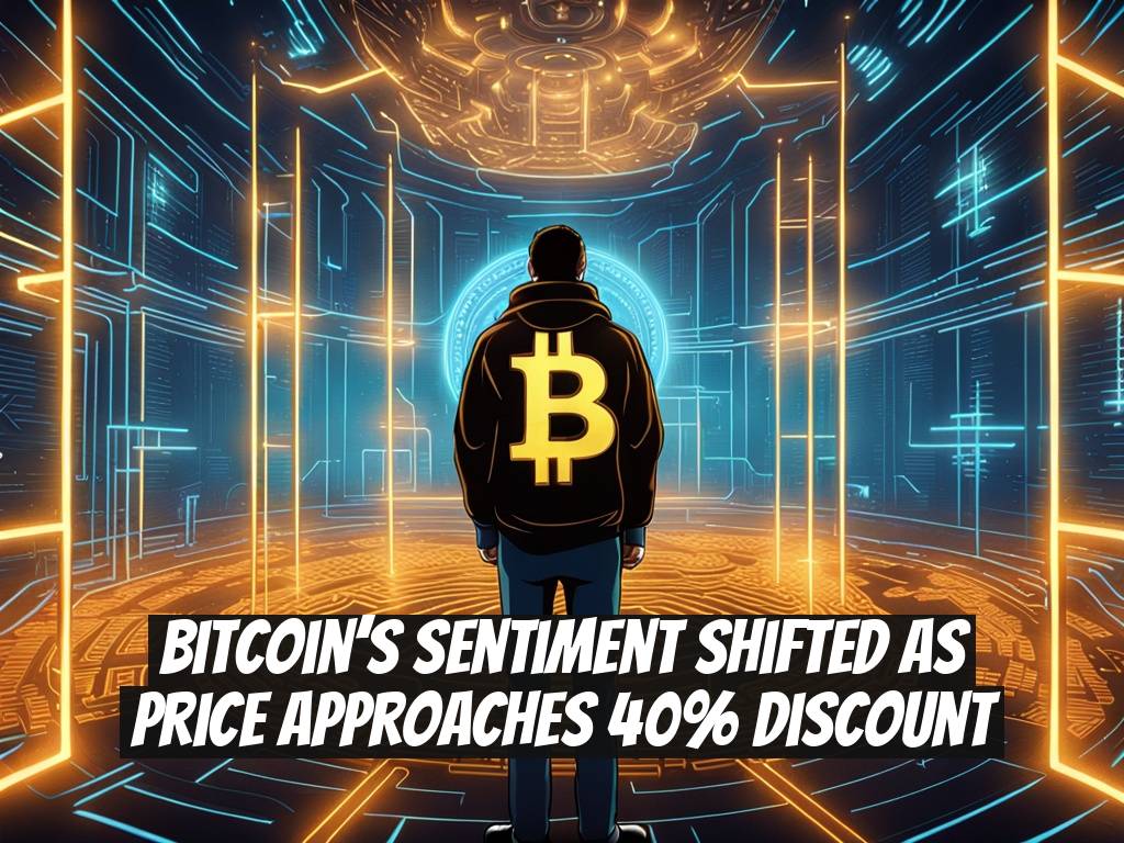 Bitcoin’s Sentiment Shifted as Price Approaches 40% Discount