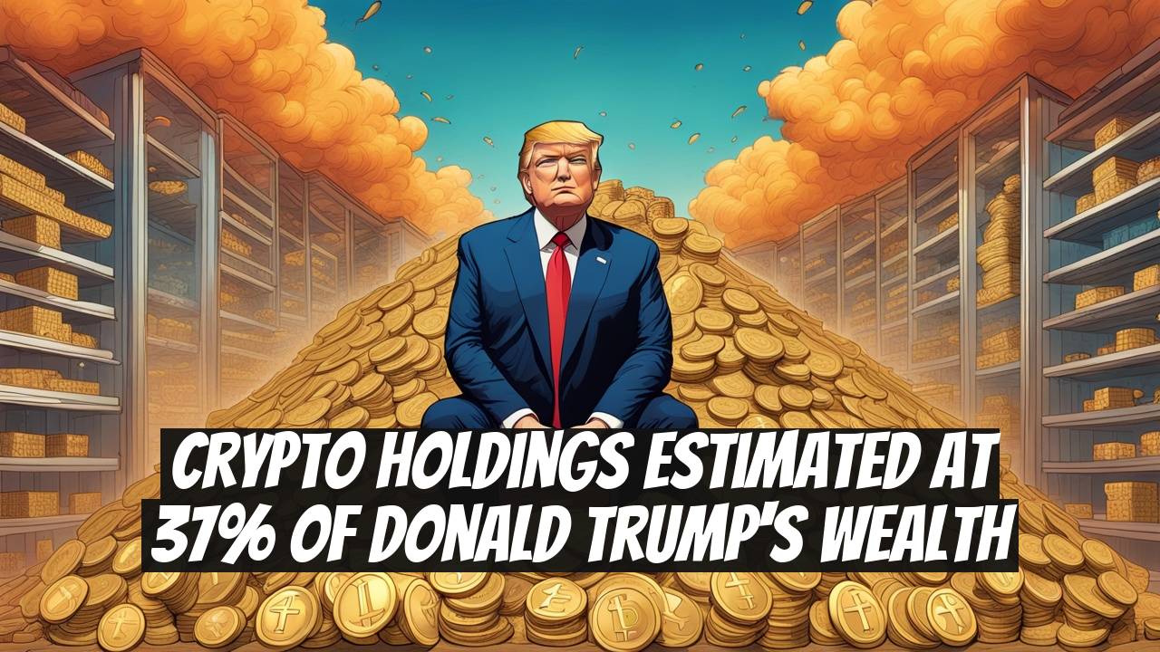 Crypto Holdings Estimated at 37% of Donald Trump's Wealth