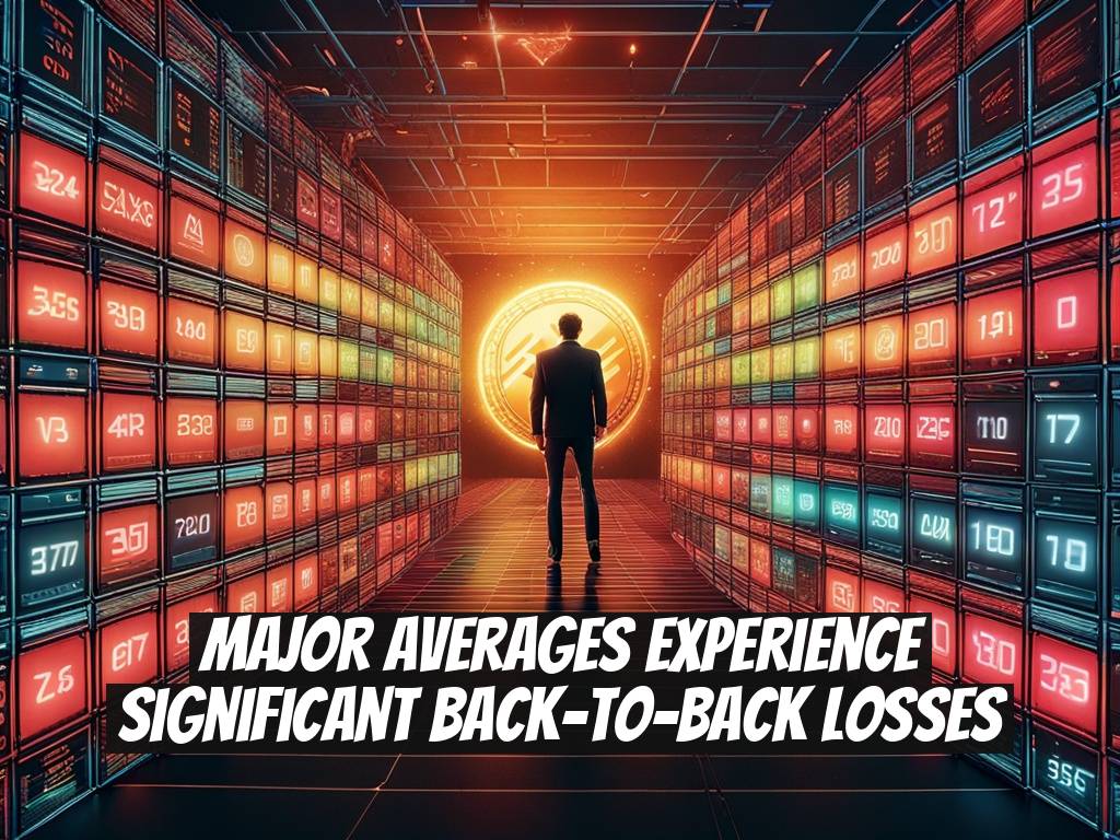 Major Averages Experience Significant Back-to-Back Losses