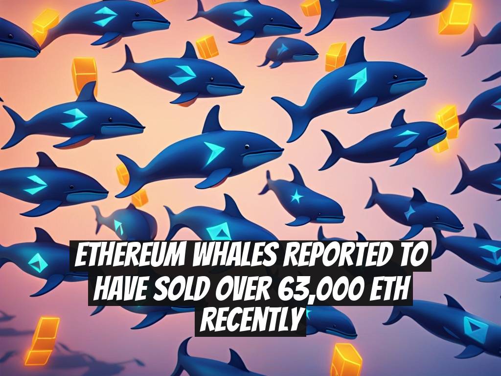 Ethereum Whales Reported to Have Sold Over 63,000 ETH Recently
