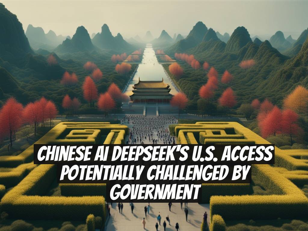 Chinese AI DeepSeek's U.S. Access Potentially Challenged by Government