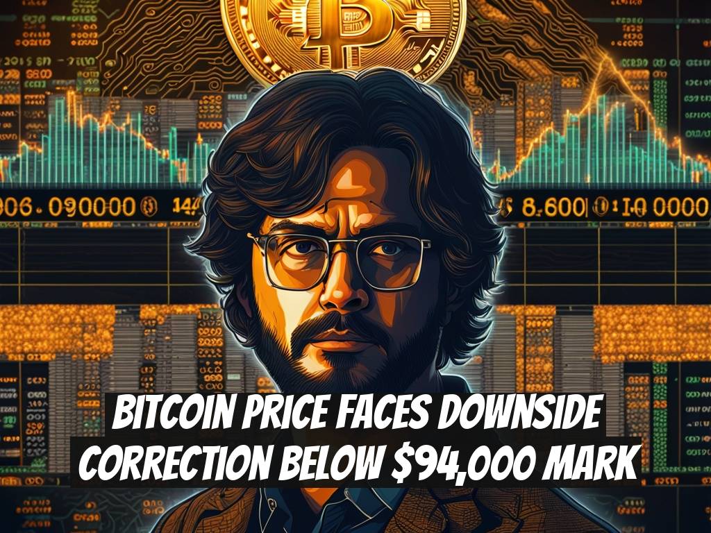 Bitcoin Price Faces Downside Correction Below $94,000 Mark
