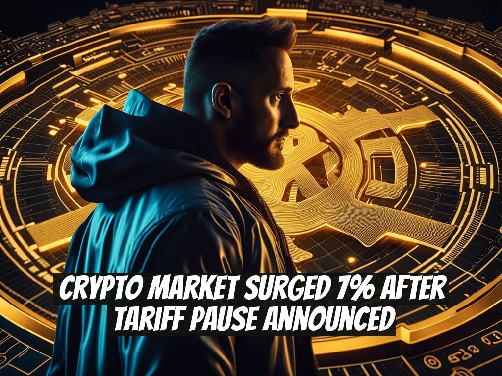 Crypto Market Surged 7% After Tariff Pause Announced