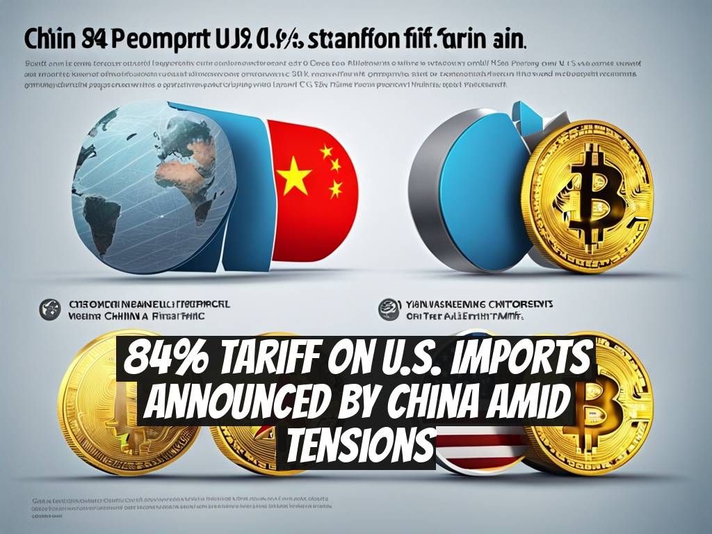 84% Tariff on U.S. Imports Announced by China Amid Tensions