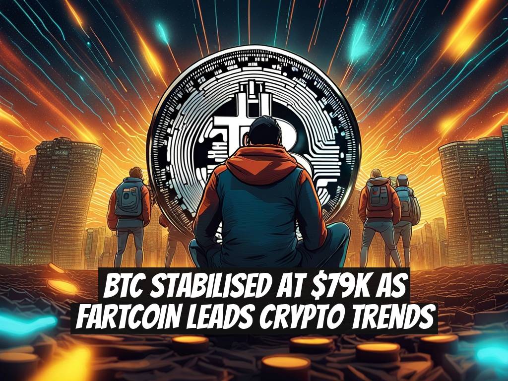 BTC Stabilised at $79k as FARTCOIN Leads Crypto Trends