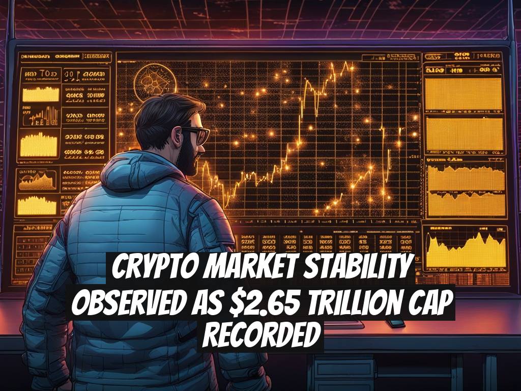 Crypto Market Stability Observed as $2.65 Trillion Cap Recorded