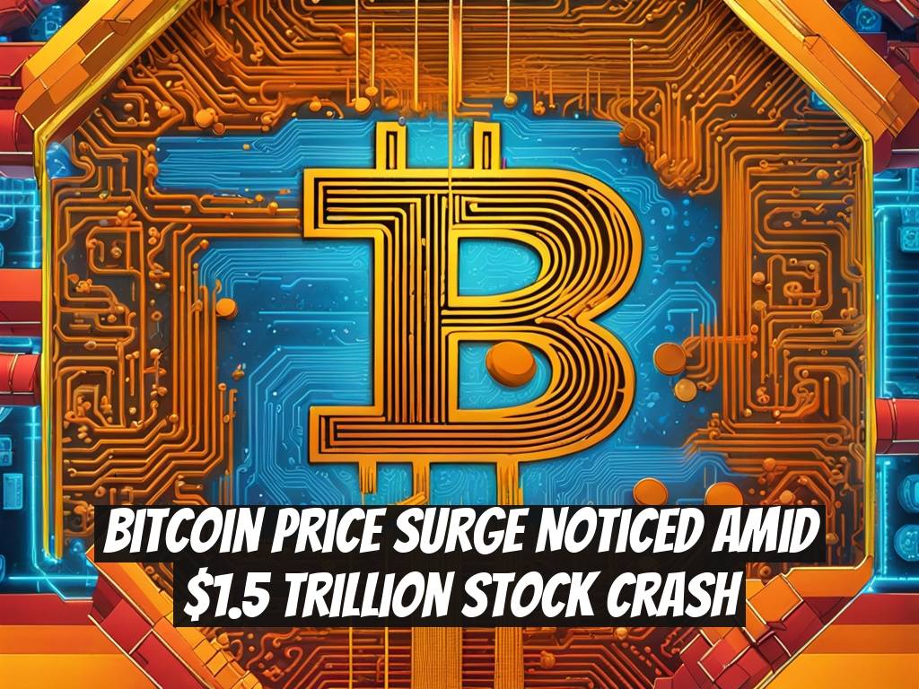 Bitcoin Price Surge Noticed Amid $1.5 Trillion Stock Crash