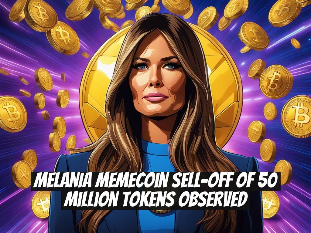 MELANIA Memecoin Sell-Off of 50 Million Tokens Observed