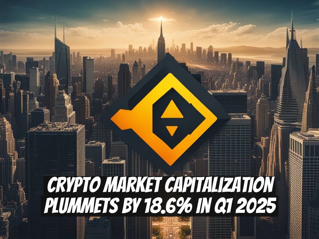 Crypto Market Capitalization Plummets by 18.6% in Q1 2025