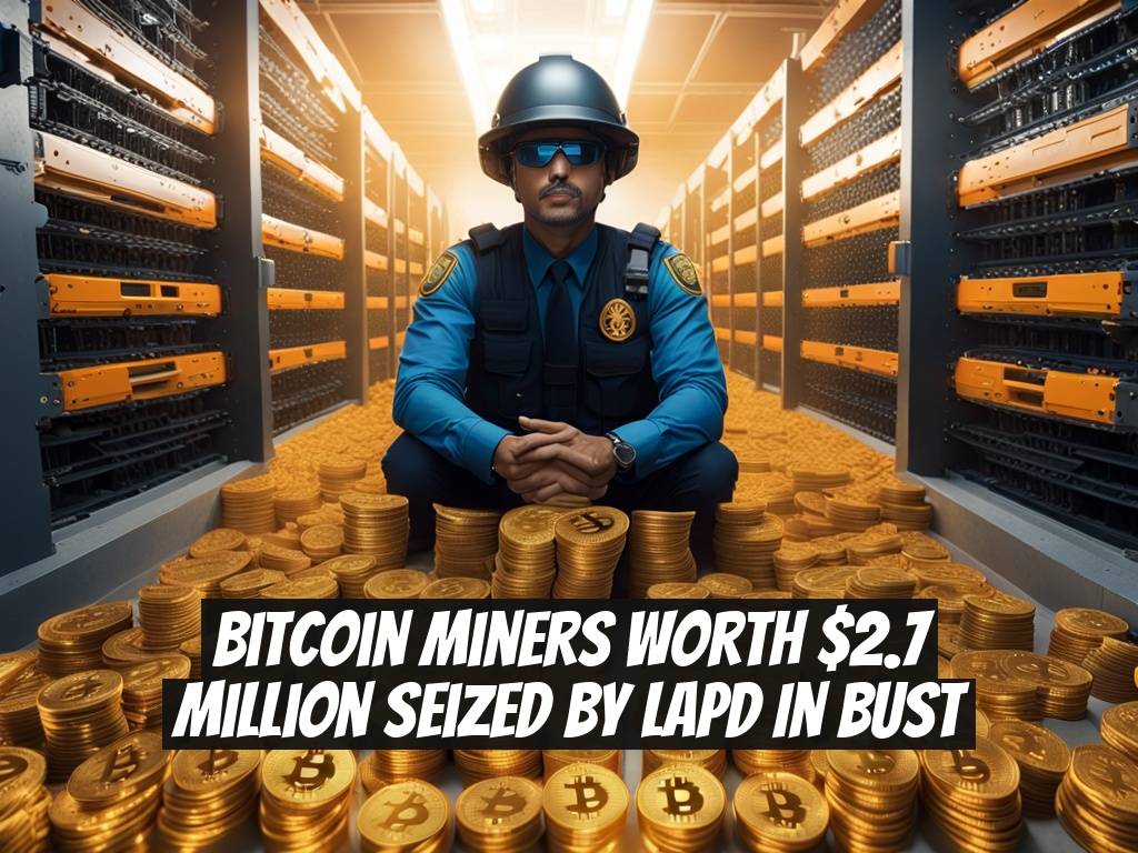 Bitcoin Miners Worth $2.7 Million Seized by LAPD in Bust