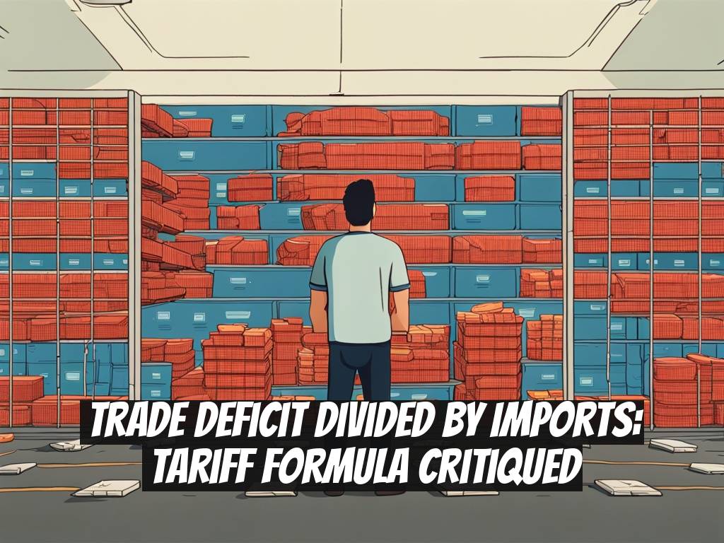 Trade Deficit Divided by Imports: Tariff Formula Critiqued