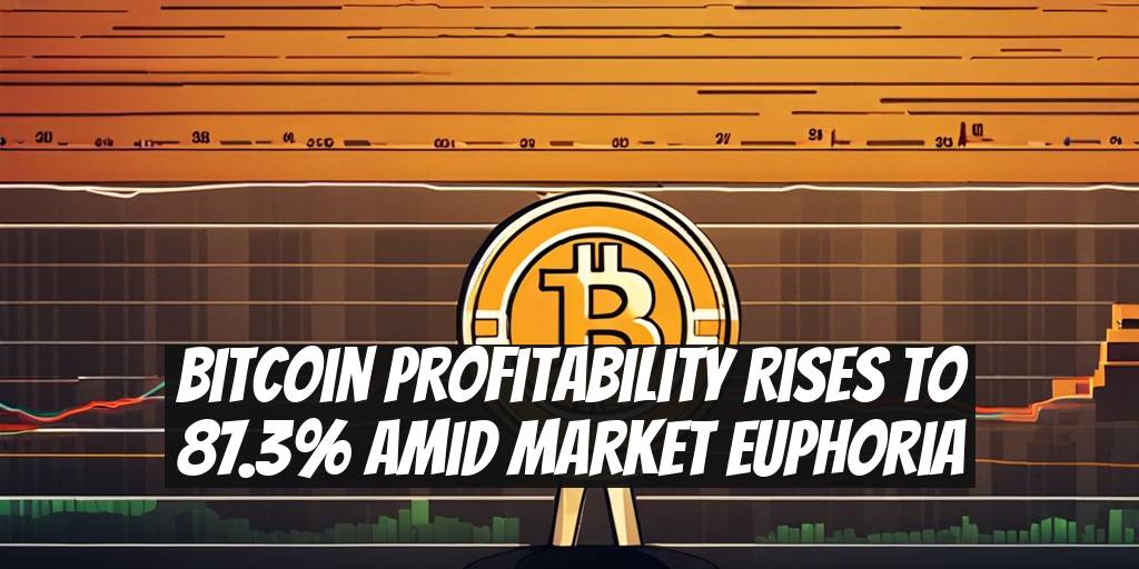 Bitcoin Profitability Rises to 87.3% Amid Market Euphoria