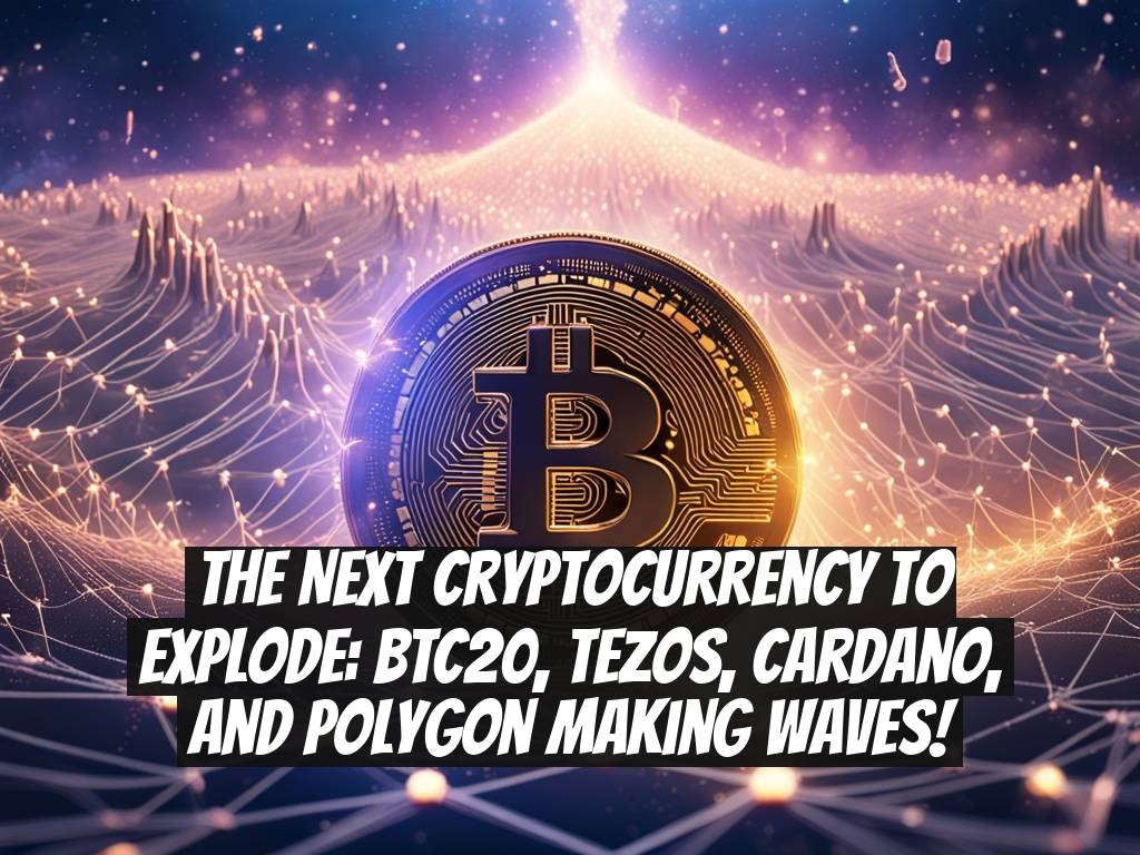 The Next Cryptocurrency To Explode: BTC20, Tezos, Cardano, and Polygon Making Waves!