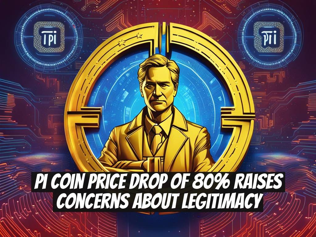 Pi Coin Price Drop of 80% Raises Concerns about Legitimacy