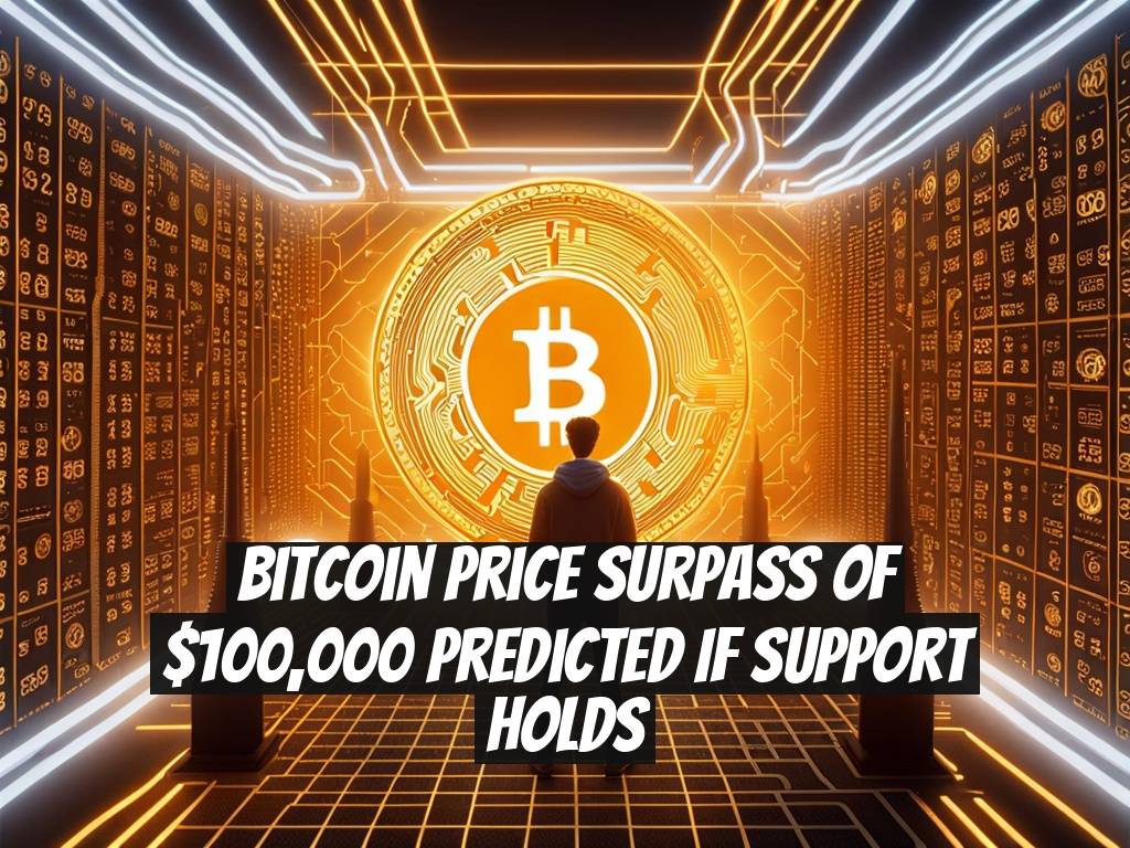 Bitcoin Price Surpass of $100,000 Predicted if Support Holds
