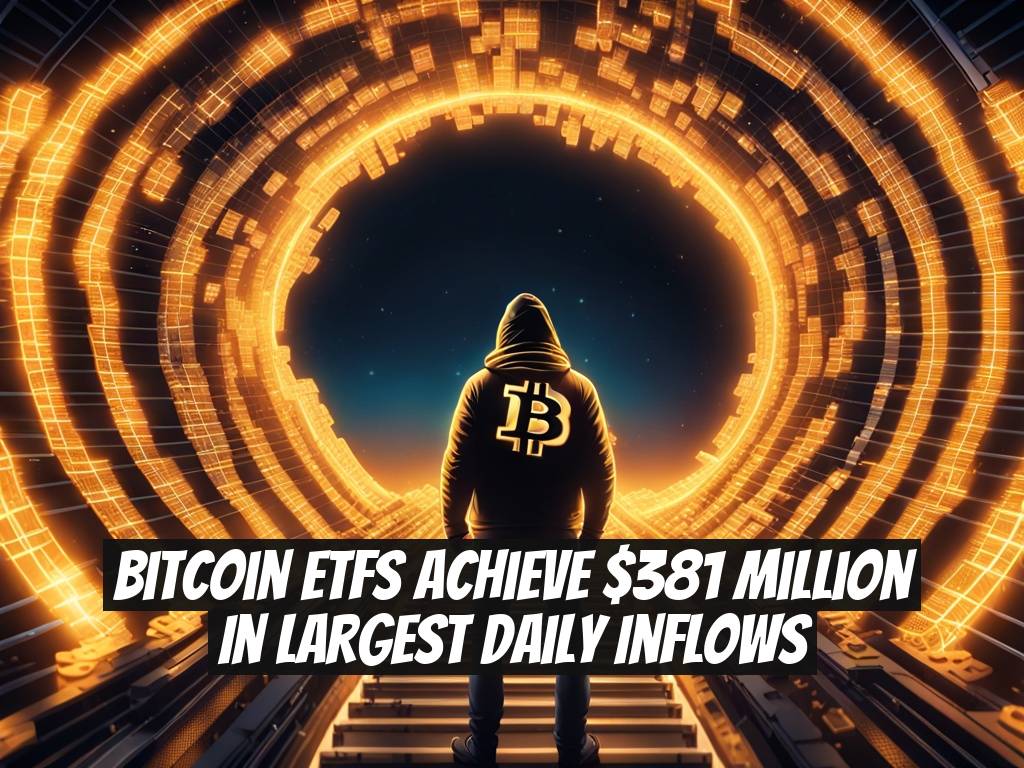 Bitcoin ETFs Achieve $381 Million in Largest Daily Inflows