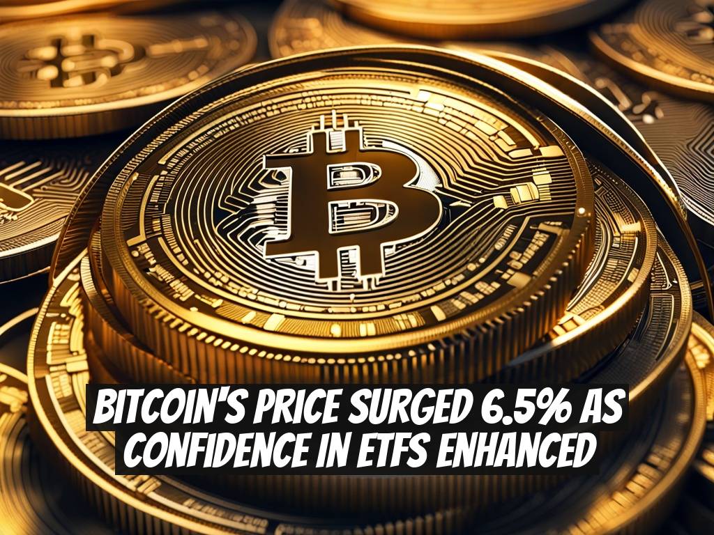 Bitcoin's Price Surged 6.5% as Confidence in ETFs Enhanced
