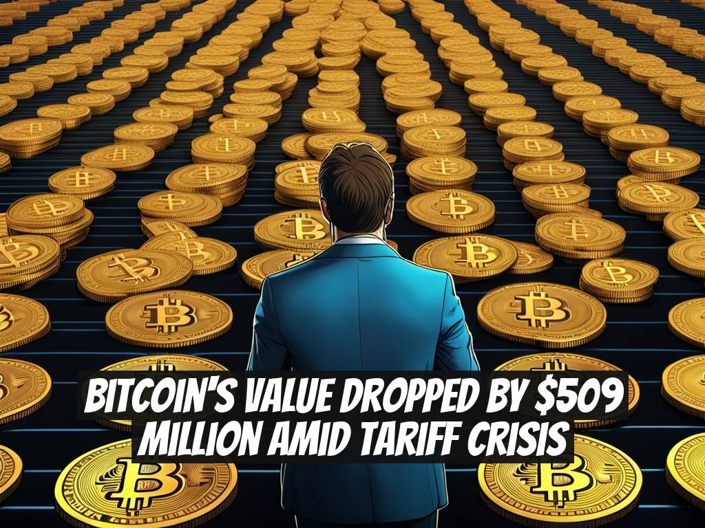 Bitcoin's Value Dropped by $509 Million Amid Tariff Crisis