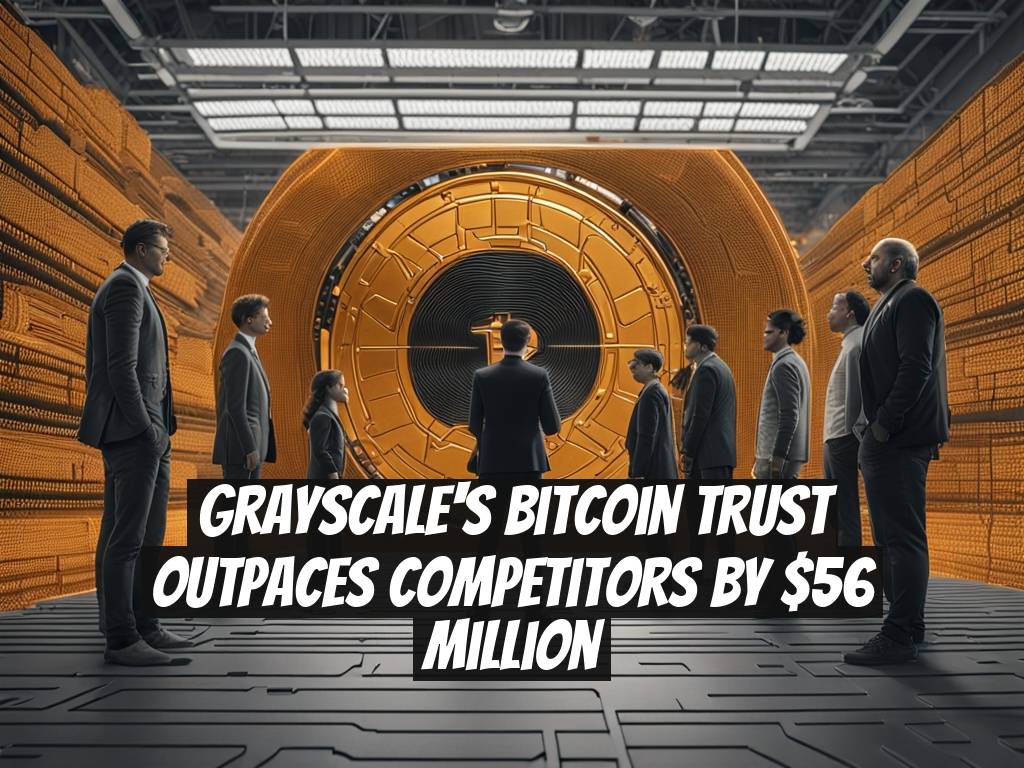 Grayscale's Bitcoin Trust Outpaces Competitors by $56 Million