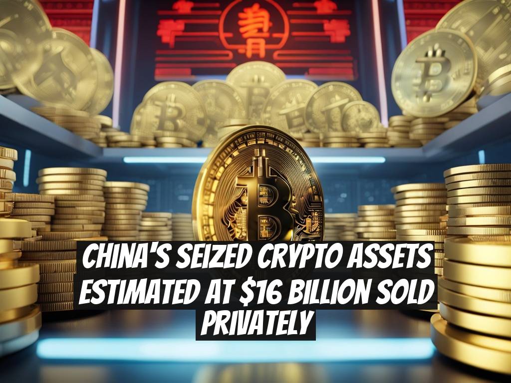 China's Seized Crypto Assets Estimated at $16 Billion Sold Privately